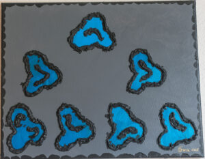 Cuadros He Tu (Agua II) Medidas: 40 x 50 cms.