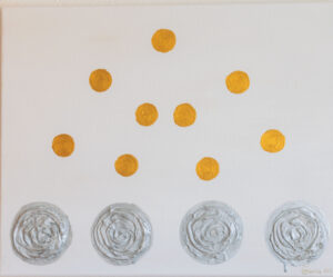 Cuadros He Tu (Metal) Medidas: 40 x 50 cms.